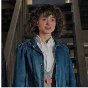 80’s Vintage Giorgio Morandi Denim Jacket. Stranger Things Natalia Dyer style